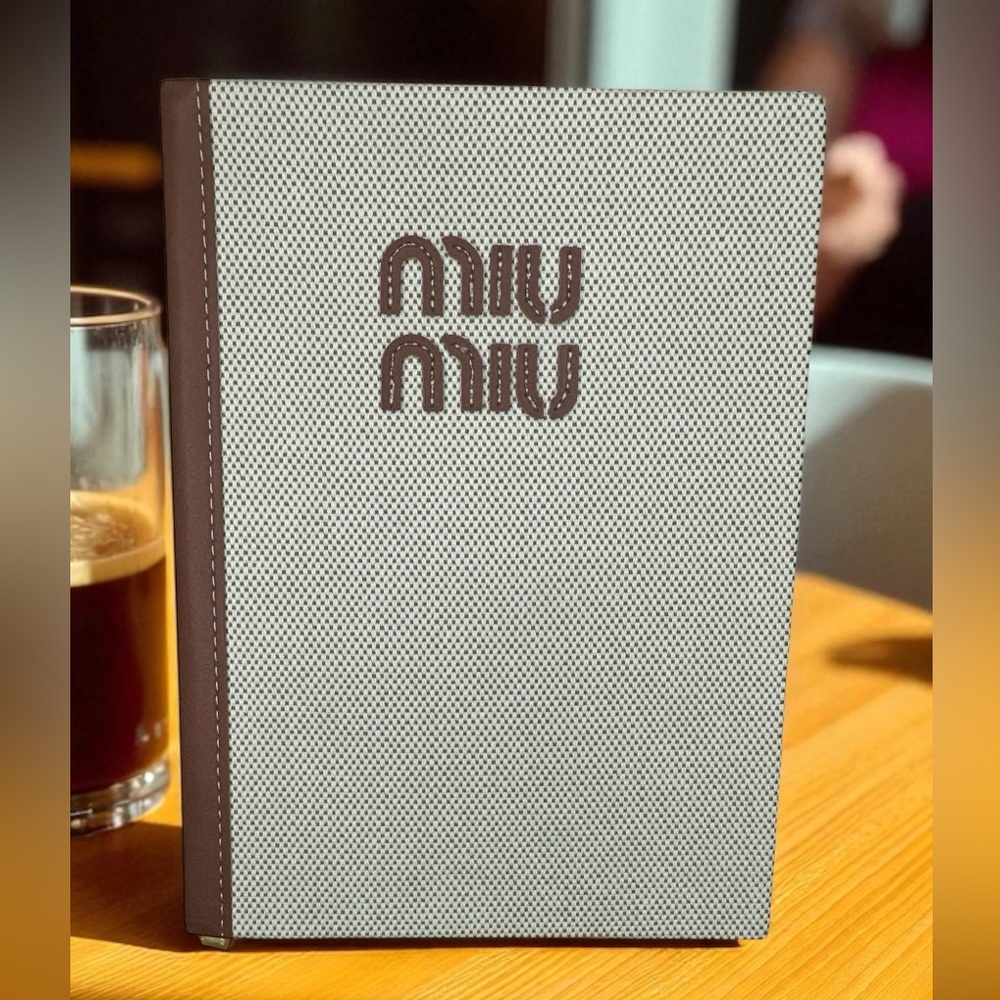 Miu Miu Beige Notebook